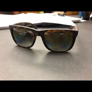 Ray- Ban Polarized Justin sunglasses.